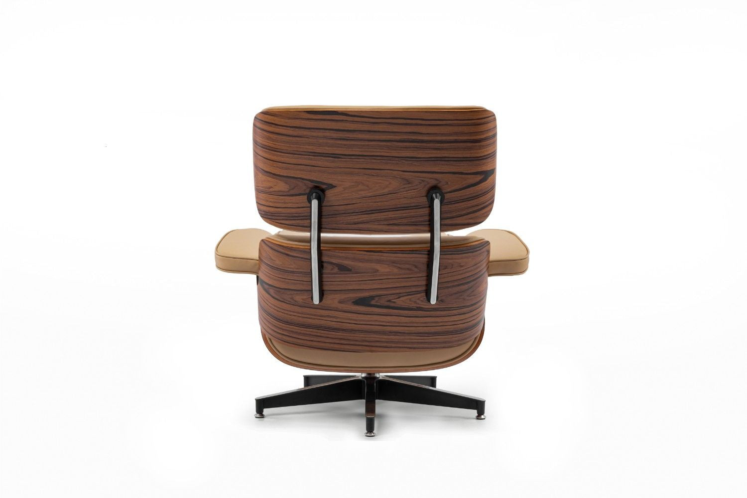 כורסא מעוצבת בצבע חרדל צרפתי ועץ אגוז טבעי