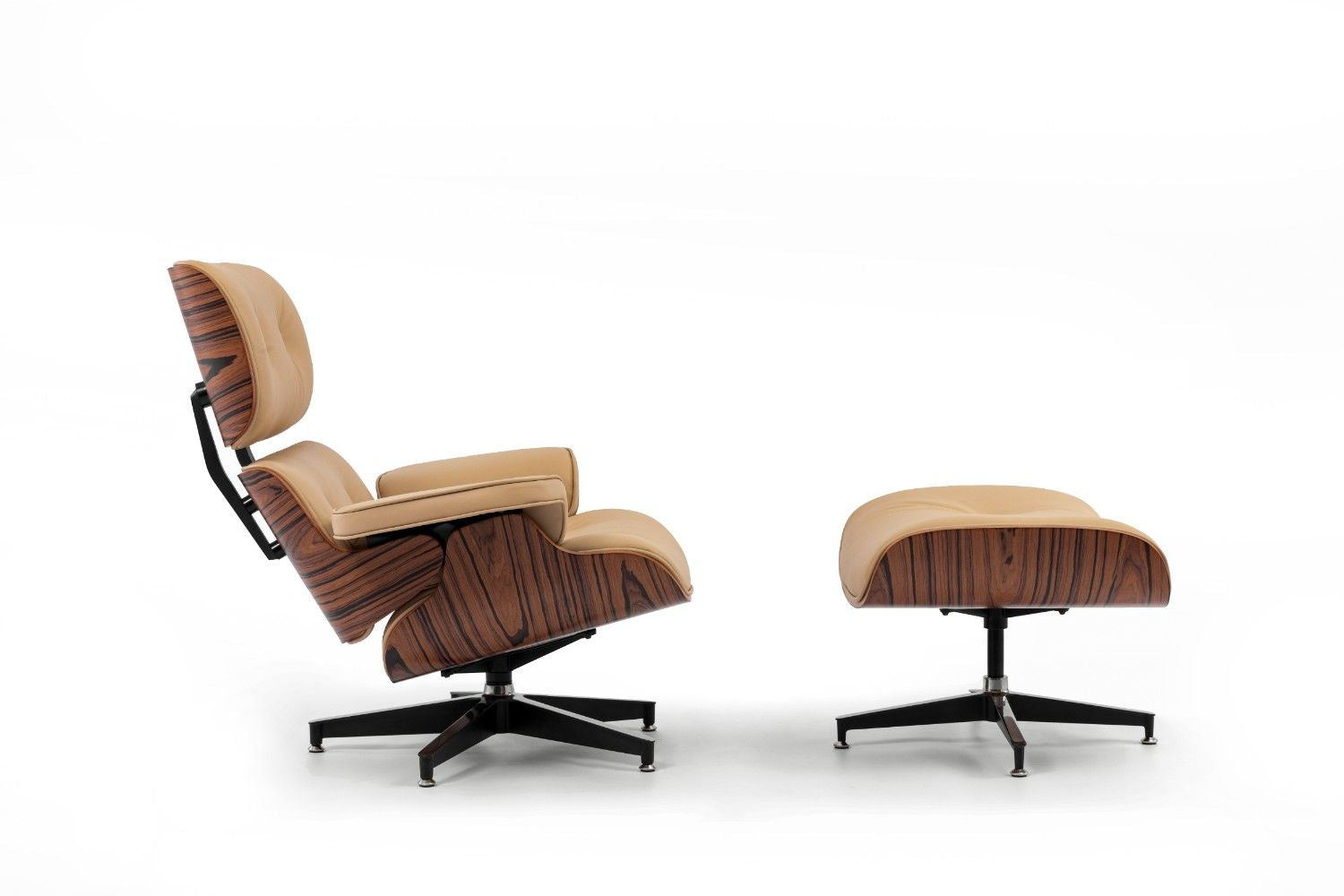 כורסא מעוצבת בצבע חרדל צרפתי ועץ אגוז טבעי