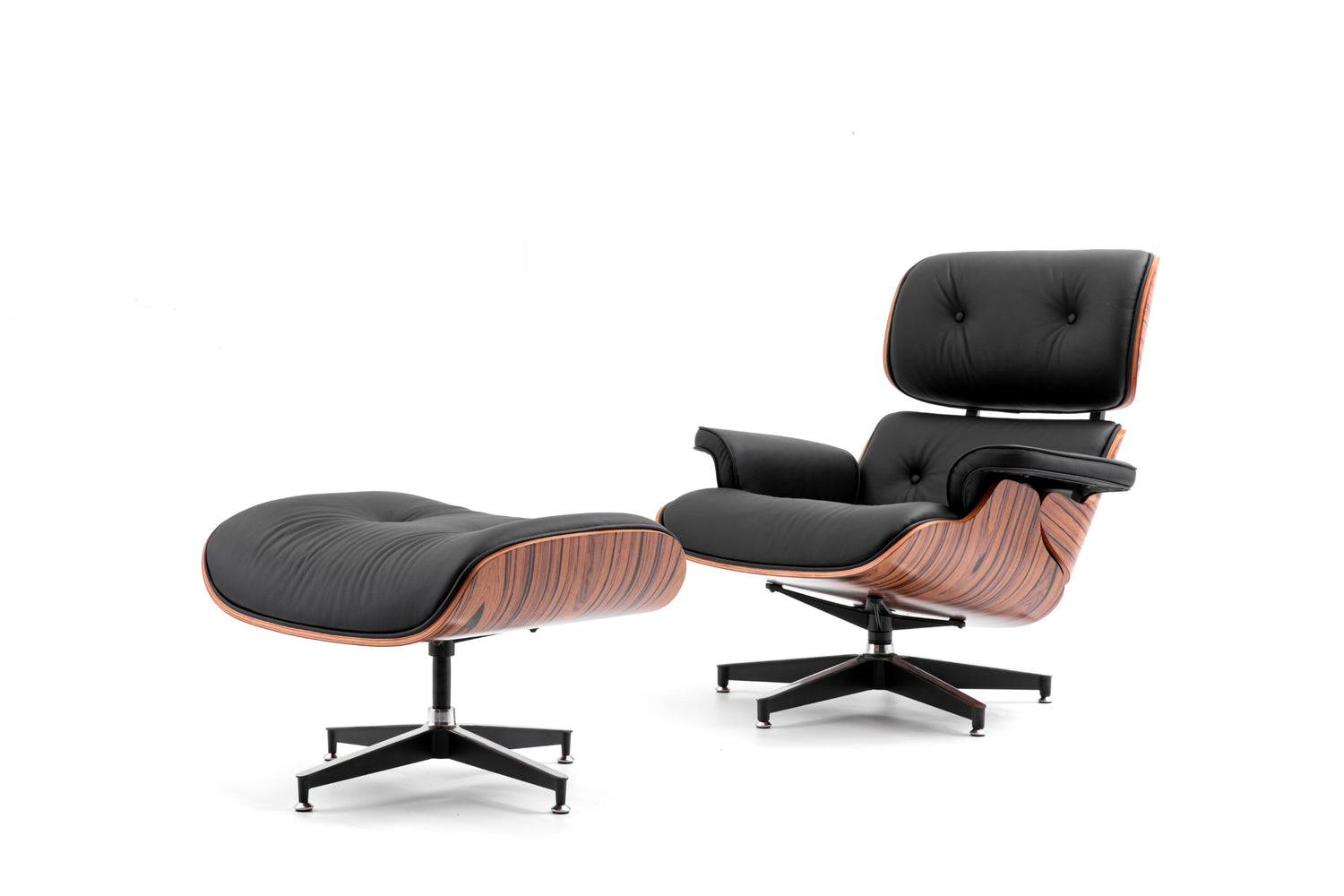 Leather:Space Black|Wood:Dark Brown